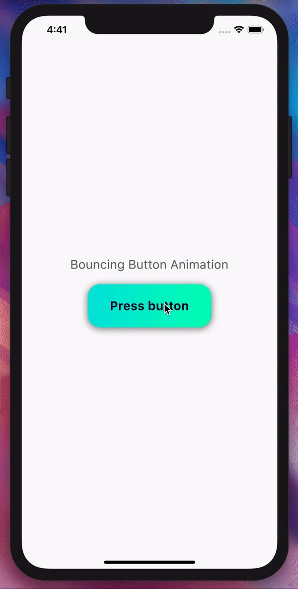 Bouncing Button Preview